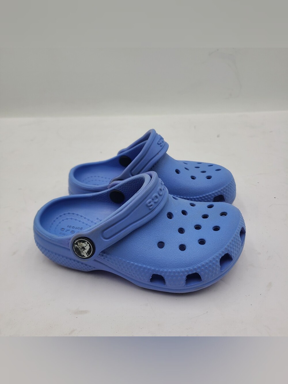 B56 Crocs Toddler Classic Clog Blue Size C-8
